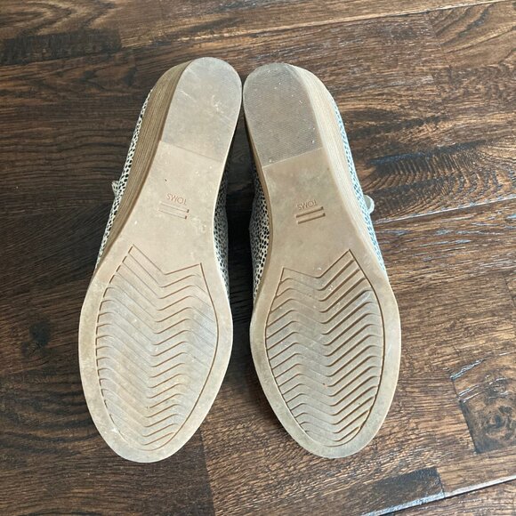 EUC Toms Gwen Ankle Boot Mini Cheetah Suede - Picture 9 of 9